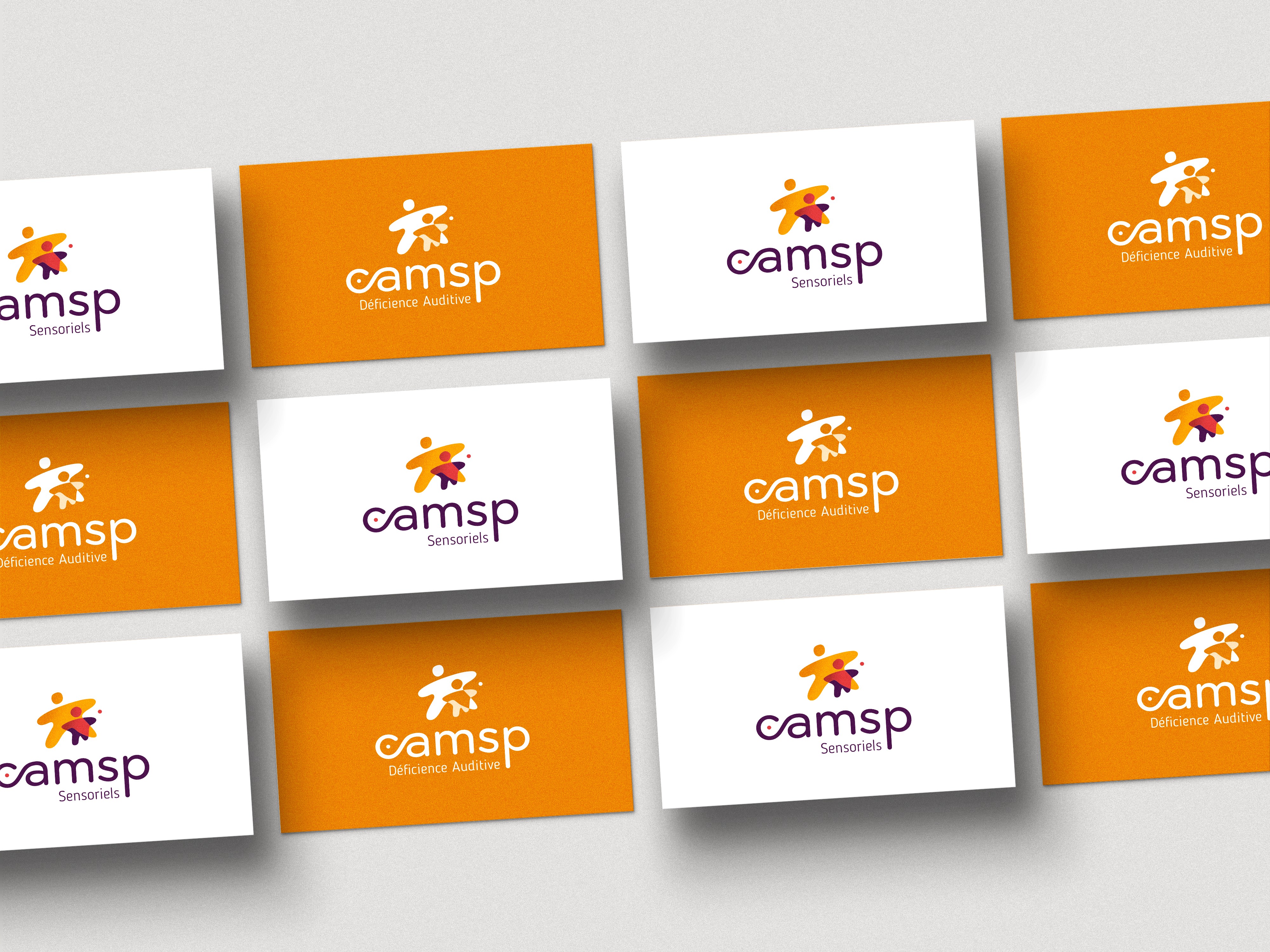 Cartes de visite CAMSP pour Pep69 par Résonance Publique