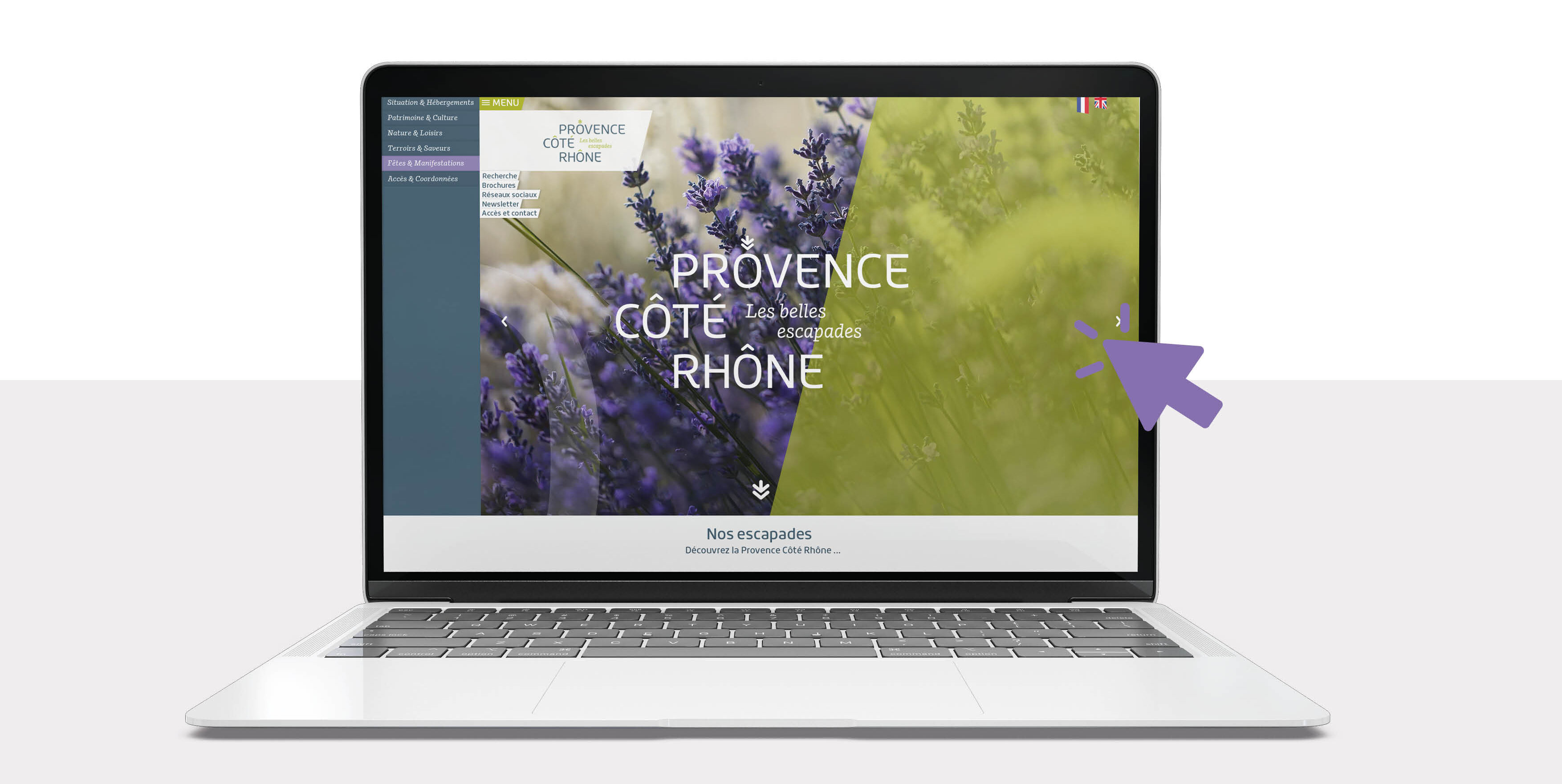 Site internet de la Communauté de Communes Rhône-Lez-Provence par Resonance Publique